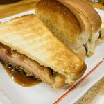 コメダ珈琲店 - あみ焼きチキンサンド