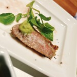 月岡温泉 摩周 - A5を山葵塩で堪能