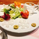 月岡温泉 摩周 - さくらますと蓮根のサラダ