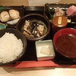Washoku To Washu Isojiman - 日替わり（西京焼と白身魚おろし煮　お刺身付定食　1,200円）