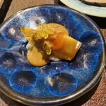 中国菜 火ノ鳥 - 【写真⑩】黄金皮蛋、海老芋のマッシュポテト風