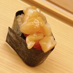 鮨おばな - 小柱の軍艦