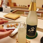 鮨おばな - シュワシュワ系の八海山