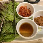東京純豆腐 - サムギョプサル（野菜）