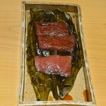 京極寿司 - マグロ　漬けの状況