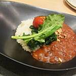 European style tomato curry with minced deer M