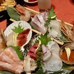 北の味紀行と地酒 北海道 - 豪華刺身10種盛り