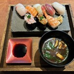 山沙商店 - ランチ1000円にぎり