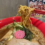 札幌海老麺舎 - 背脂煮干しそば950円