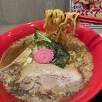 札幌海老麺舎 - 背脂煮干しそば950円