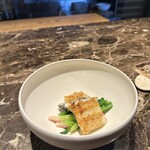 pesceco - 【海鰻】★★★★★
      島原の釣りの海鰻と日本ほうれん草