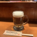 喰処 - 生ビールで乾杯なり♪