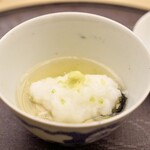季節料理　なかしま - 広島江田島牡蠣と京都聖護院蕪の蕪蒸し
