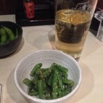 酌 - インゲン胡麻和え・90円