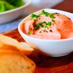 Rich chicken white liver mousse