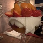 256nicom - 中層の求肥がちょうどいい ぷにゅ感。下層は濃厚。