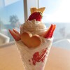 まるはダイニング - いちごの丘イチゴのパフェ(1,540円)