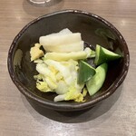 煮込うどん 山本屋本店 - つけもの