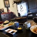 草々 - 囲炉裏端の座席