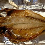 食べるお宿 浜の湯 - 鯵のひらきホイル焼き