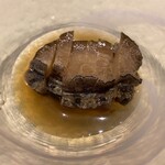 寿司 蒼 - 蝦夷鮑の酒蒸し