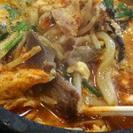 アリラン亭 - 2013.12ユッケジャン鍋焼きうどん