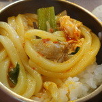 アリラン亭 - 2013.12ユッケジャン鍋焼きうどん