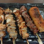 Oreno Yakitori - おまかせ串5本盛り