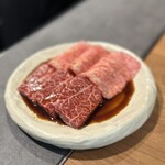 タンとハラミ MEAT BANK.jp - 和牛ハラミと特選和牛の盛り合わせ