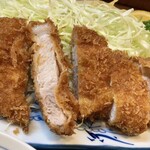 とん㐂 - ロースカツ定食　並