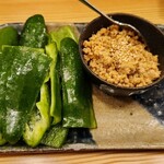 Izakaya Kitarou - パリパリピーマン　420円