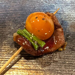 炭火串焼き 大林 - 鴨肉と鶏の金柑