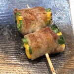 炭火串焼き 大林 - ニラ玉