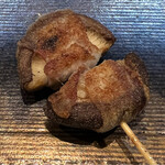 炭火串焼き 大林 - 椎茸の肉巻き
