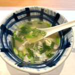 炭火串焼き 大林 - しじみ出汁の肉吸い