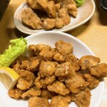 くろちゃん - 軟骨唐揚げ。結局いつも揚げ物
