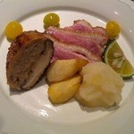 賛否両論 - 2013年Xmasコース 鴨焼きと椎茸のフォアグラはさみ揚げ