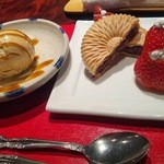 賛否両論 - 2013年Xmasコース 焼き最中・きなこアイス