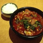 韓国料理 豚肉専門店 福ブタ屋 - ユッケジャンセット