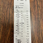 焼鳥 ご藤 - レシートでいただいた◎