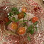 Chichuukai Baru Koron - 鮮魚カルパッチョ