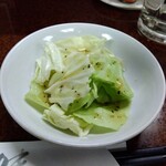 鶴亀 - お通し 200円(税込)(2024年1月27日撮影)