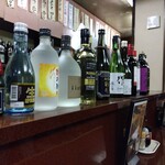 鶴亀 - カウンター上(2024年1月27日撮影)