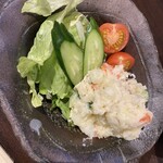 旬菜炭焼 玉河 - ポテトサラダ