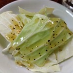 鶴亀 - お通し 200円(税込)(2024年1月5日撮影)