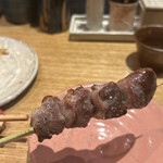 やきとりshira - 砂肝（りんご）