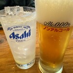 八丈島郷土料理　梁山泊 - レモンサワー、ノンアルビール