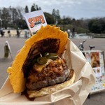 サントゥーダイナー - 『Pulled Pork Burger¥2,200』 ※追いメープルシロップ無料