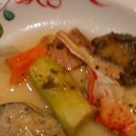 やす多” - アワビ、オマールエビ、牡蠣、ルッコラ、茄子