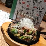 地酒遊楽　裏や - 菜の花と芽キャベツとベーコンガーリックマヨ炒め